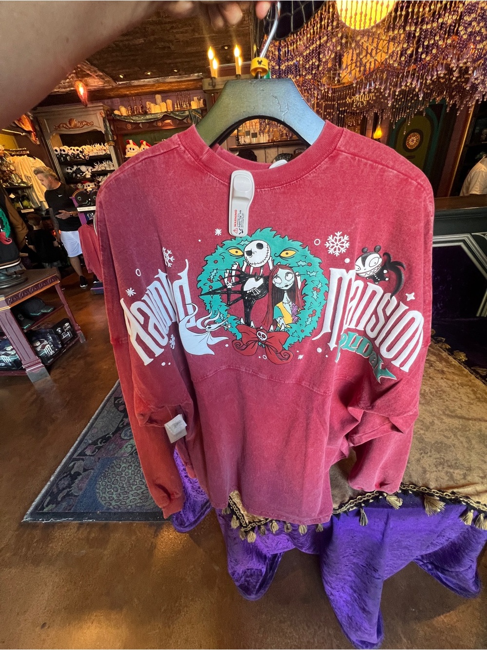 Disney Nightmare Before Christmas Haunted Mansion 25th Spirit Jersey NWT